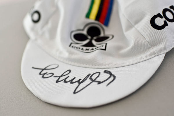 Cycling Hall of Fame Competition: Win a cycling cap signed by Ernesto Colnago