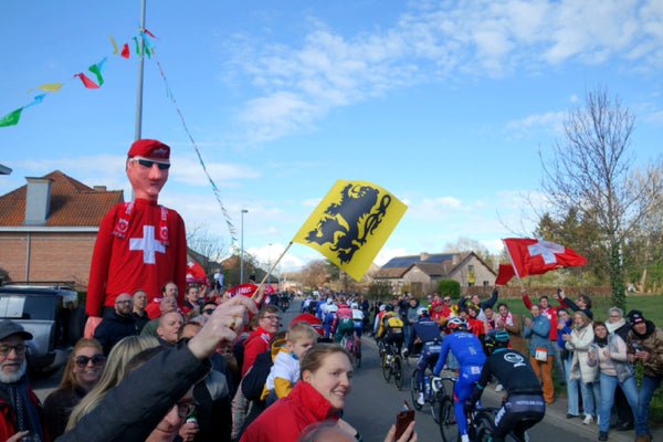 Why was there a giant Stefan Küng at the Tour of Flanders?