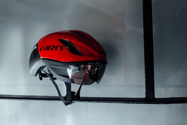 Red conquers all: Giro Vanquish MIPS aero helmet