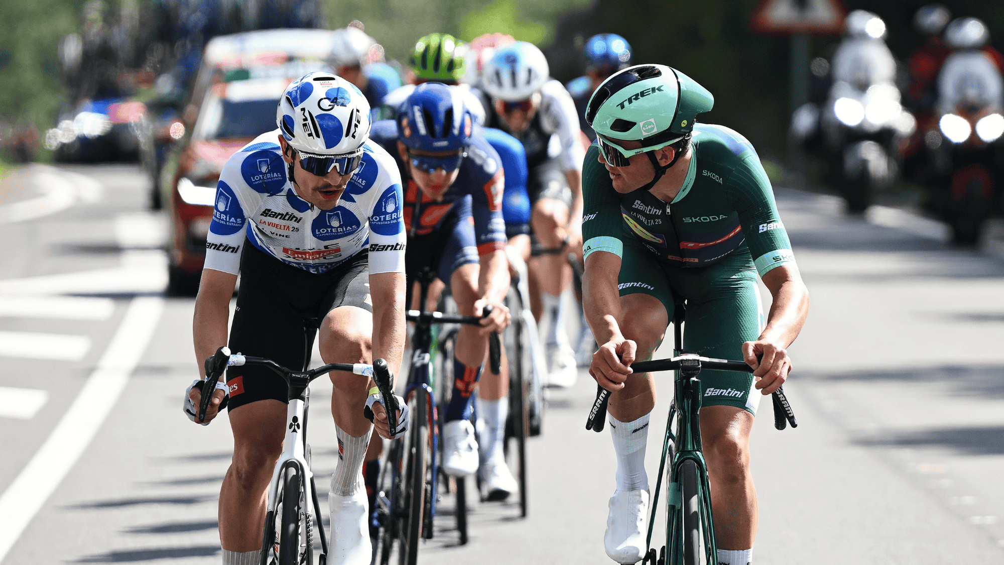 ‘I made the break today but it was not for free’ - Pedersen and the hunt for green jersey points in the mountains