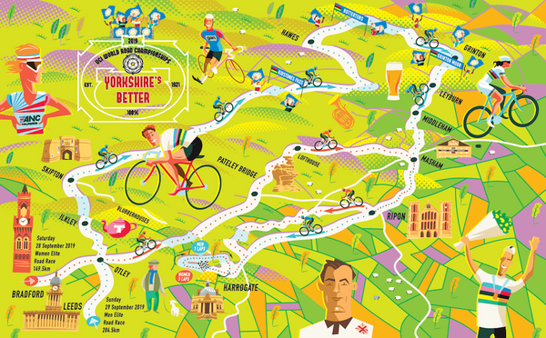 Coursework: designing the Yorkshire 2019 Worlds route