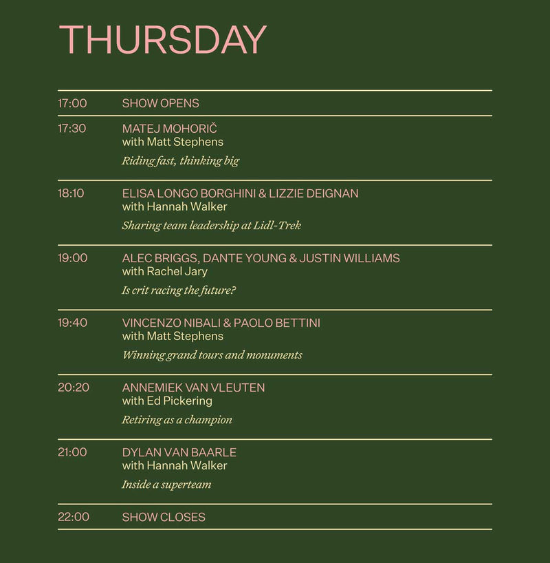 Rouleur Live 2023 Guest List