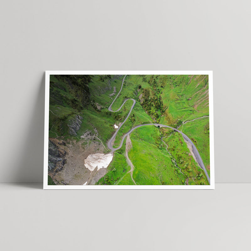 Col de la Colombiere | The Switchbacks - Art Print - Daniel Hughes