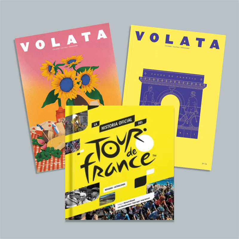 Pack Historia del Tour: VOLATA#34 + VOLATA#28 + "Historia oficial del Tour de Francia"