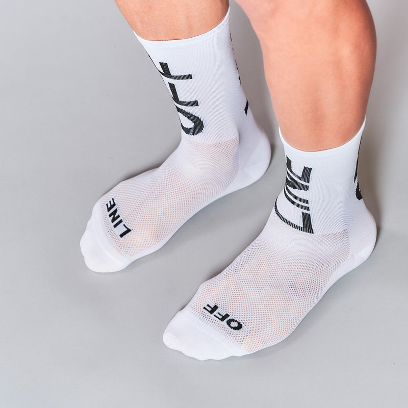Fingerscrossed Socks - Offline - White - Rouleur