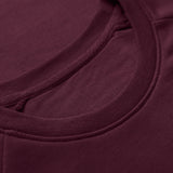 Rouleur Logo - Organic Sweatshirt - Burgundy - Rouleur