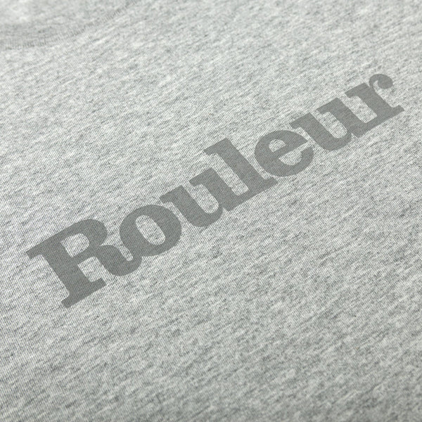 Rouleur Logo Organic T-Shirt – Tonal Grey - Rouleur