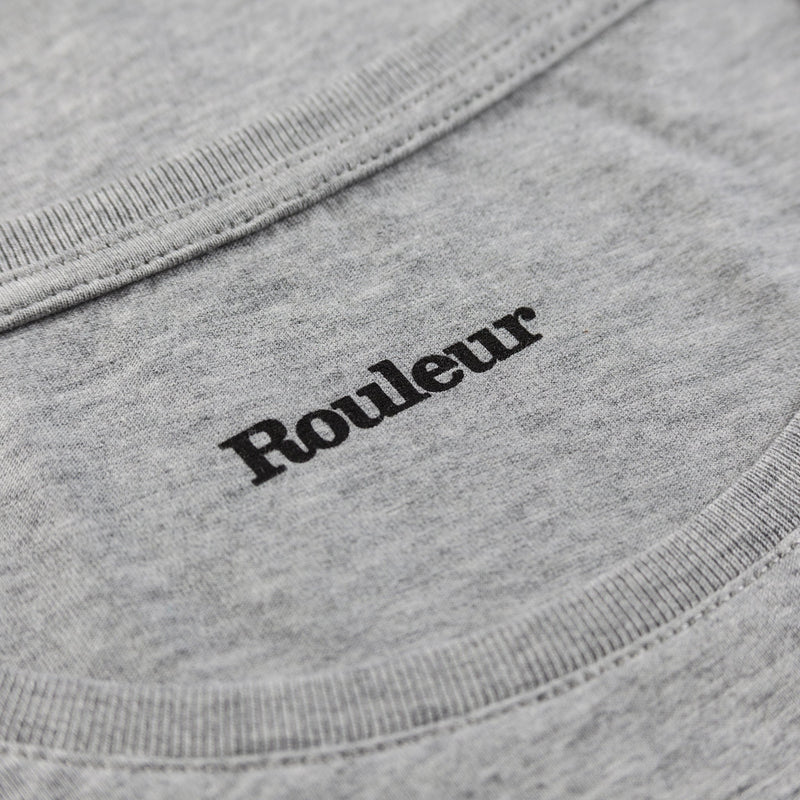 Rouleur Logo Women's T-Shirt - Grey - Rouleur