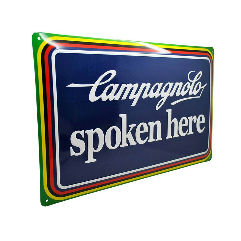 Tin Plate "Campagnolo Spoken Here" - Rouleur